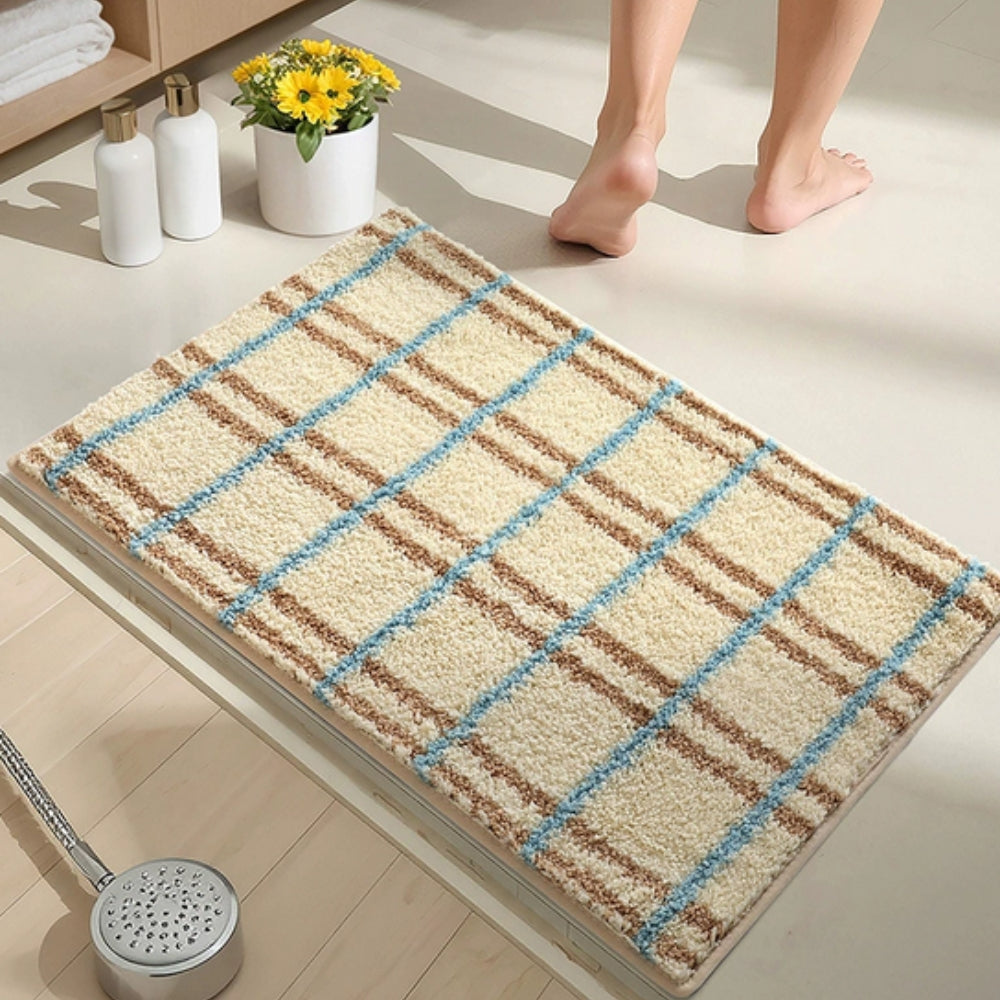 Flockstreifen Absorbente Badmatte