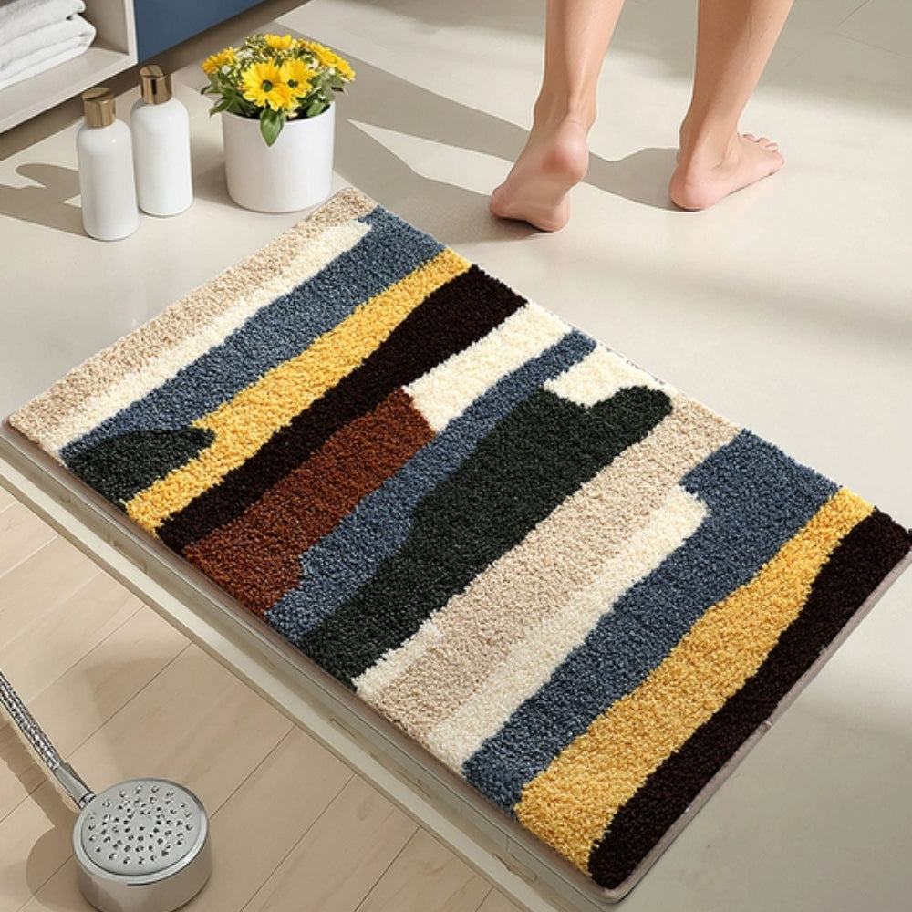 Flockstreifen Absorbente Badmatte