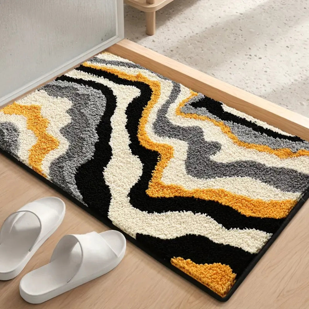 Flockstreifen Absorbente Badmatte