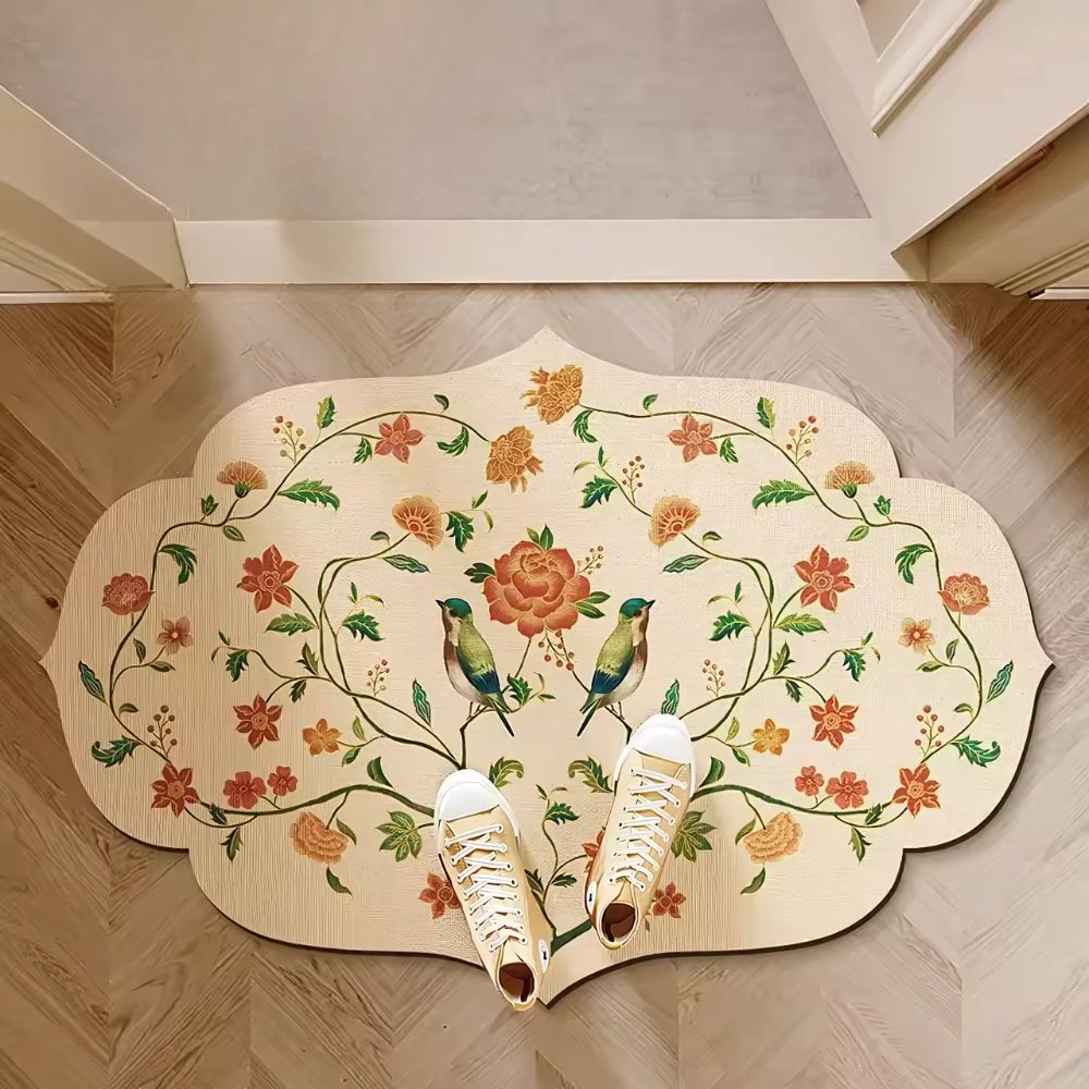 Frische Flora Diatomit-Badematte