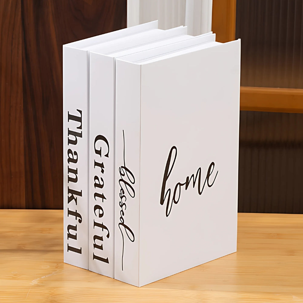 Ewiger Inspirierender Buchstapel Wohnkultur