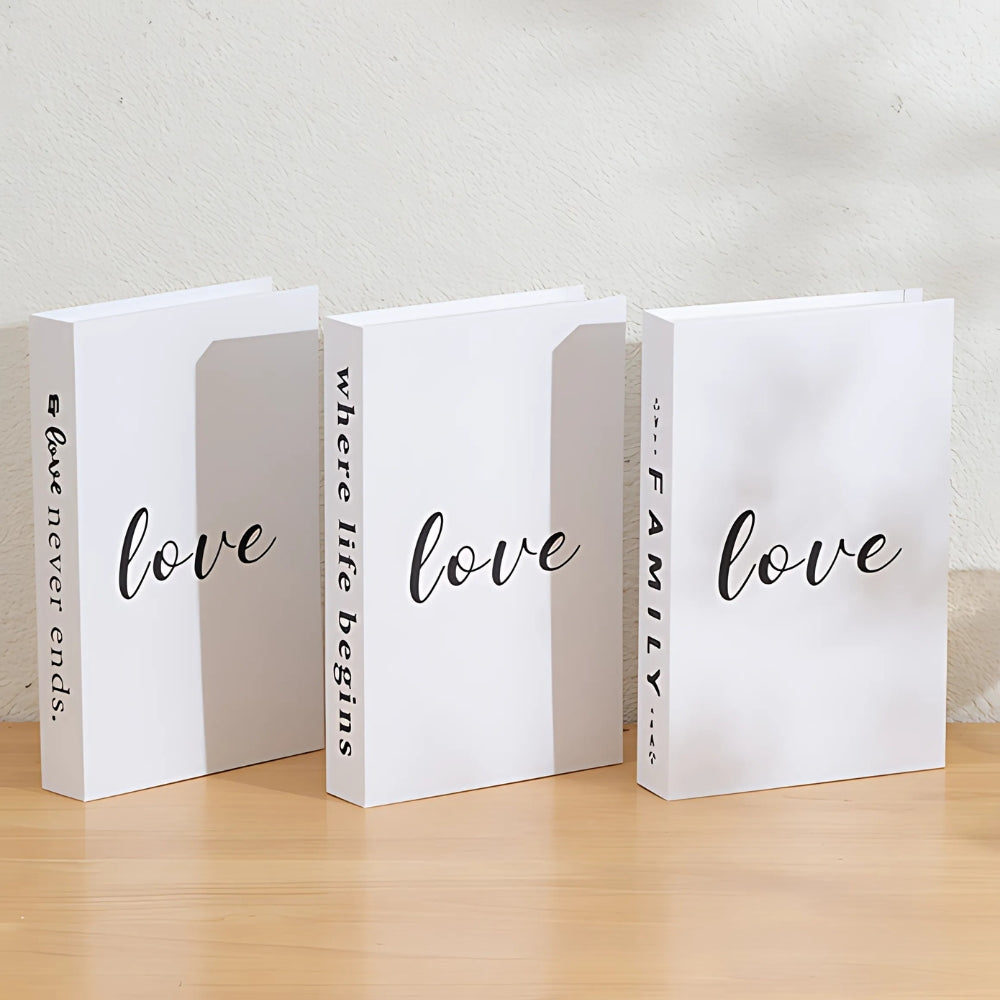 Ewiger Inspirierender Buchstapel Wohnkultur