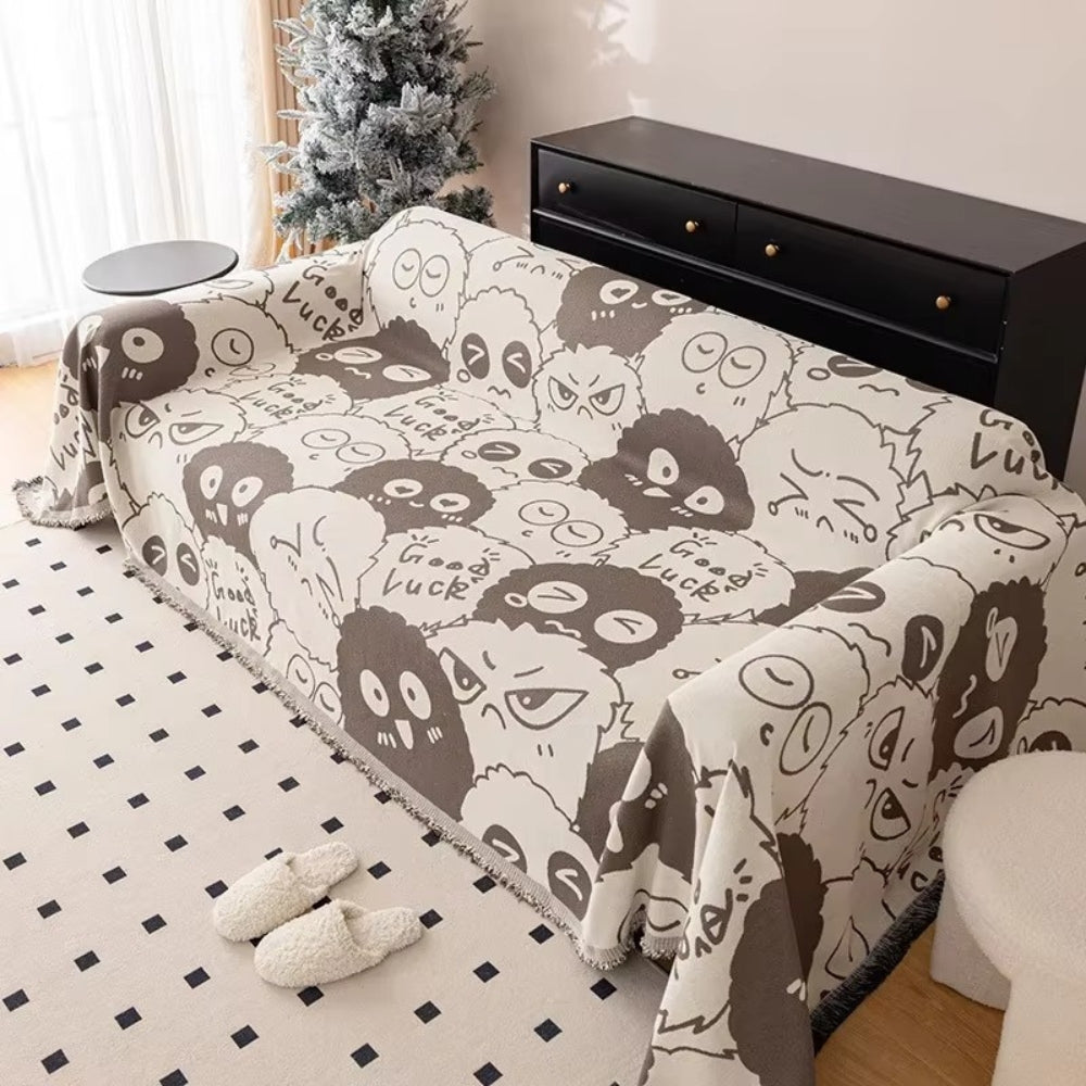 Gremlin Cartoon Chenille Sofabezug