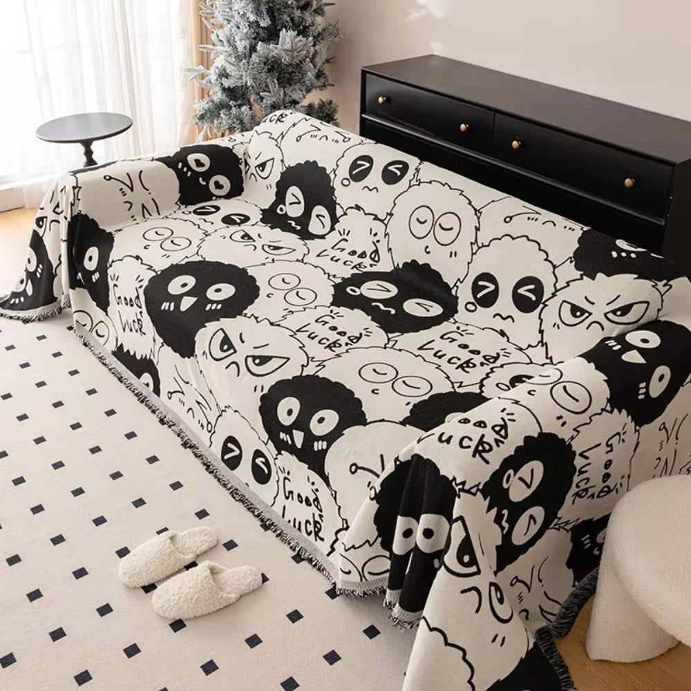 Gremlin Cartoon Chenille Sofabezug