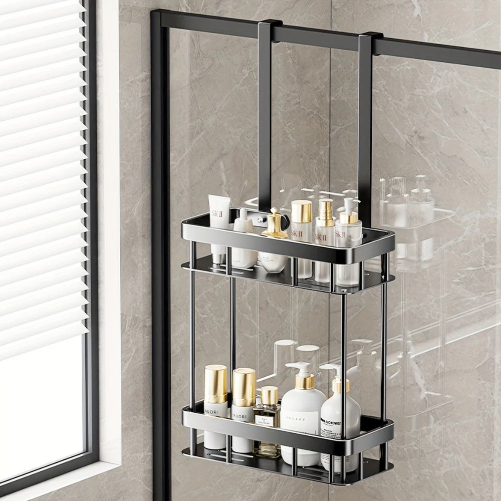 Wandhängender Caddy-Rack aus Edelstahl für das Badezimmer