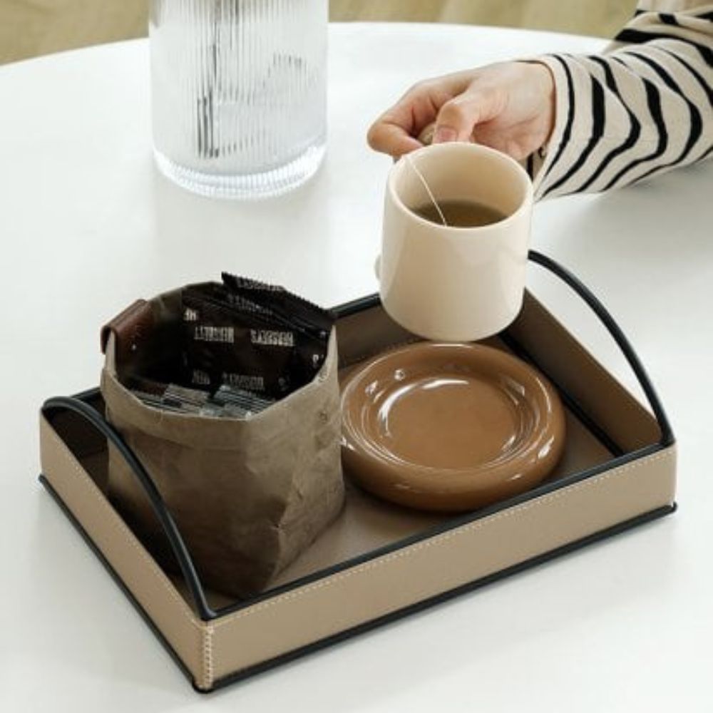 Linéa Display-Tablett aus Kunstleder