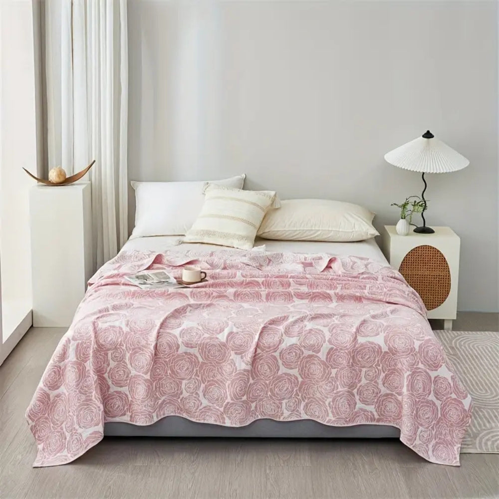 Lure Whisper Rose Baumwolldecke