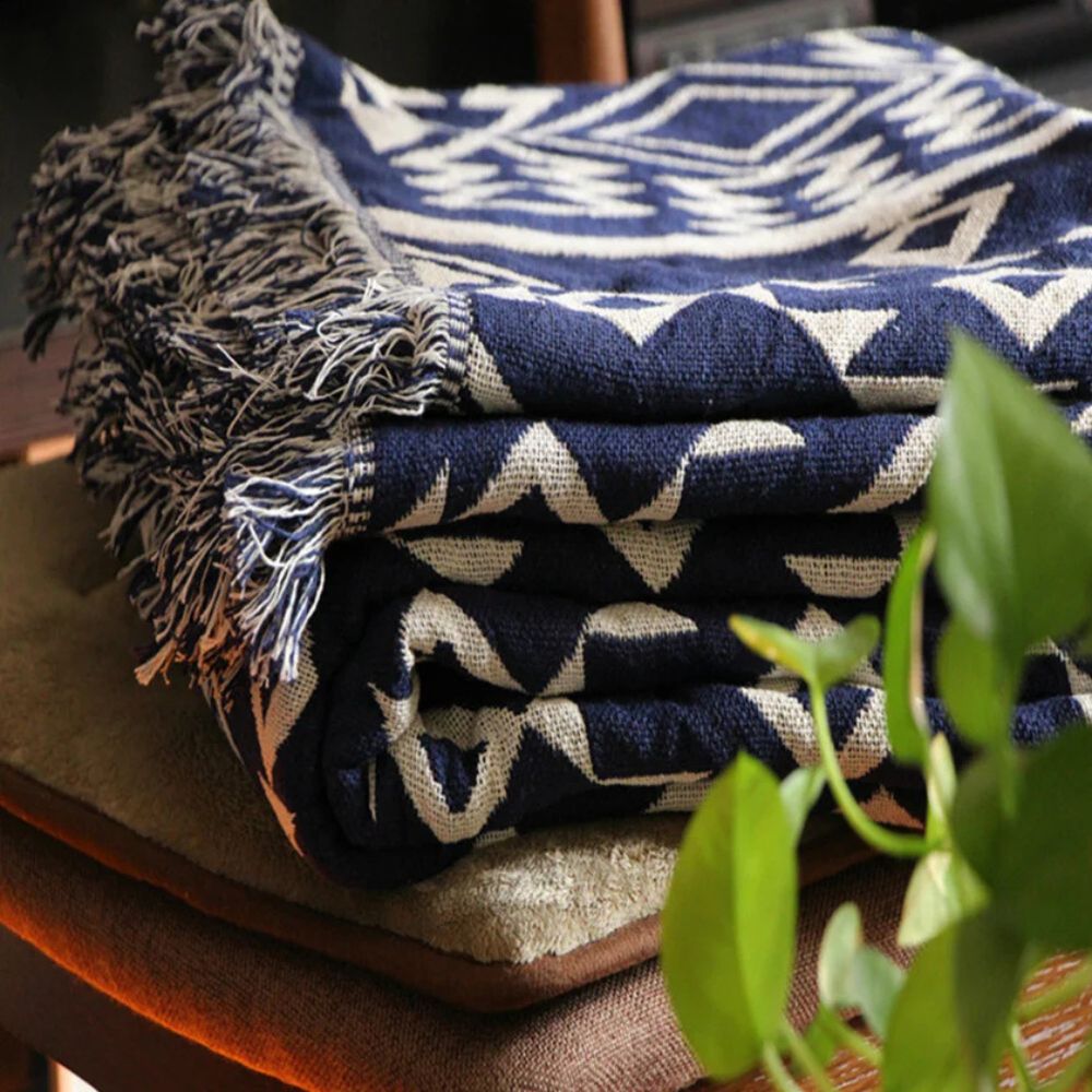 Nomad Weave Boho Decke
