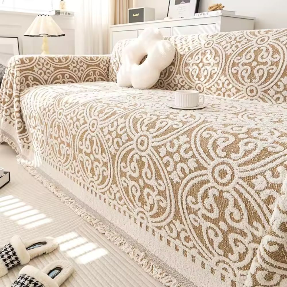 Dekorativer Jacquard-Sofabezug