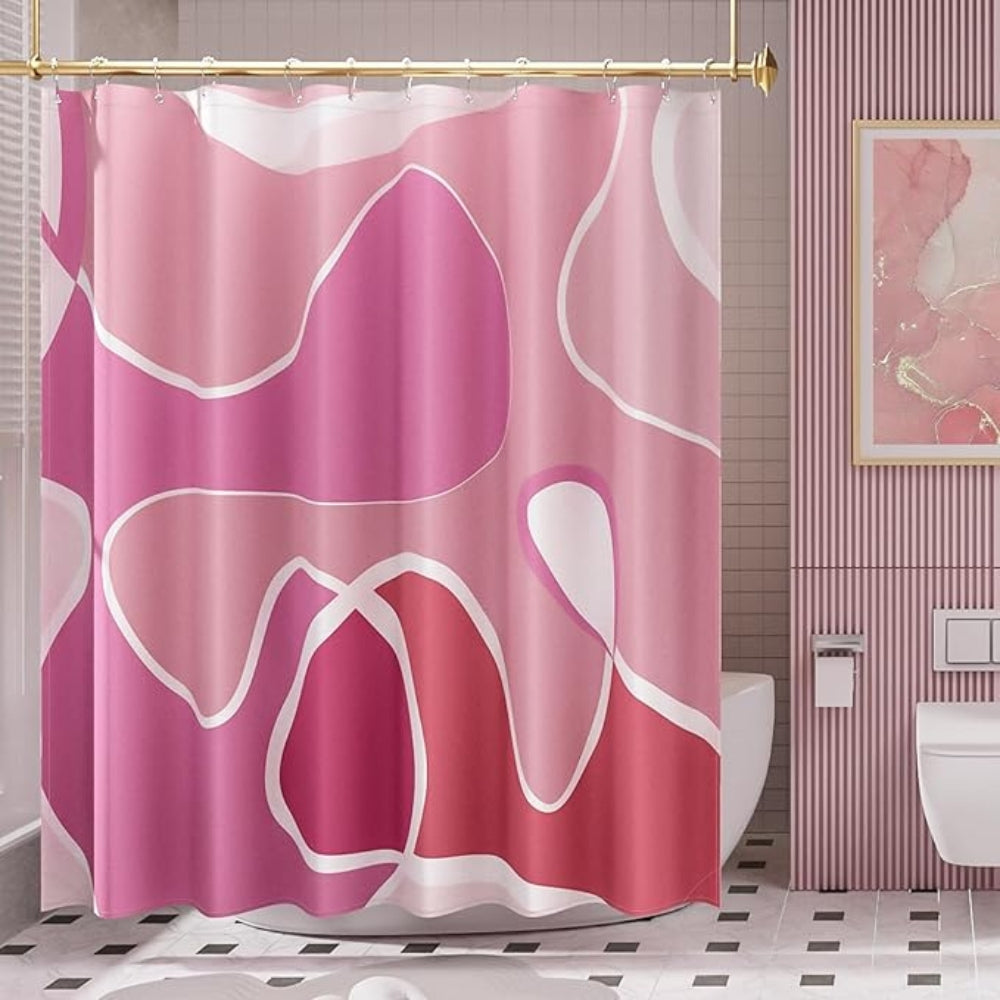 Poppie Helles Pink Duschvorhang