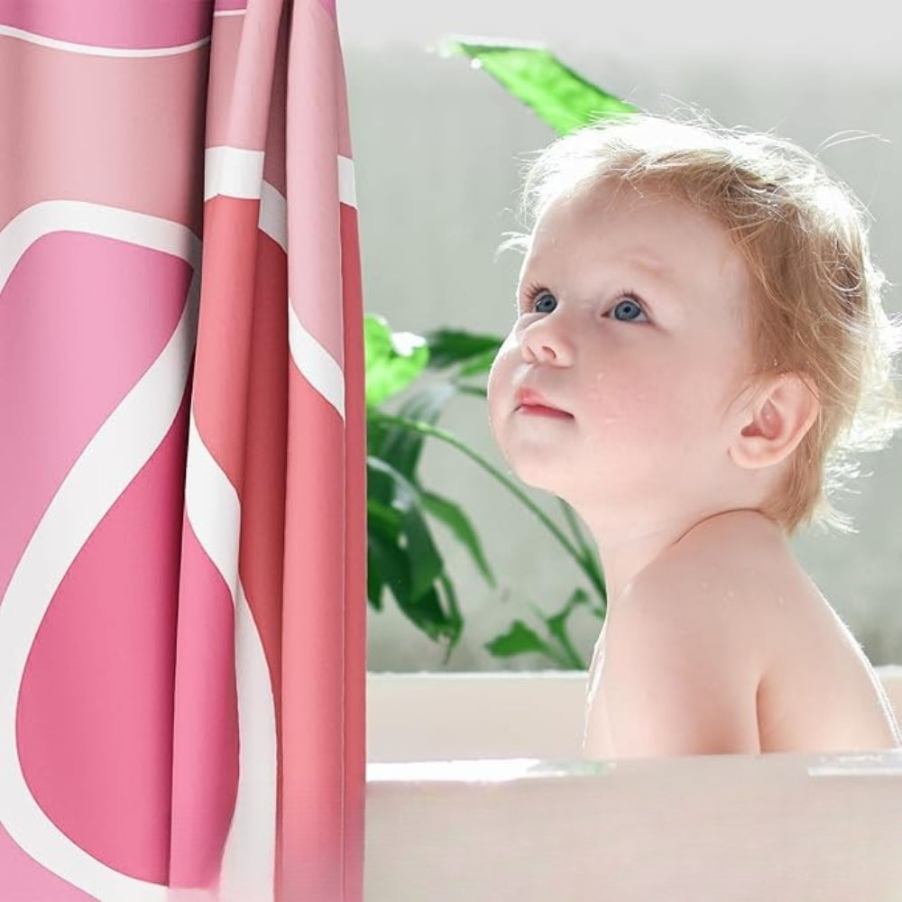 Poppie Helles Pink Duschvorhang