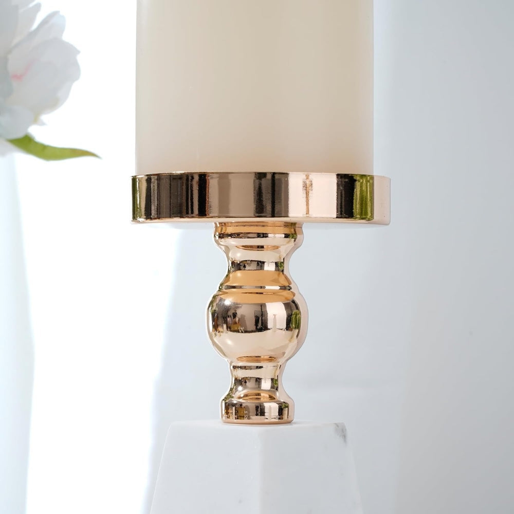 Pyramid Gold Marmor Kerzenhalter