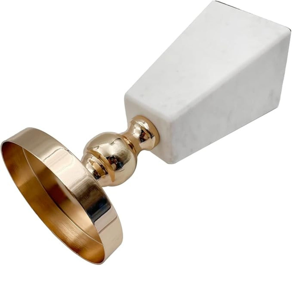 Pyramid Gold Marmor Kerzenhalter