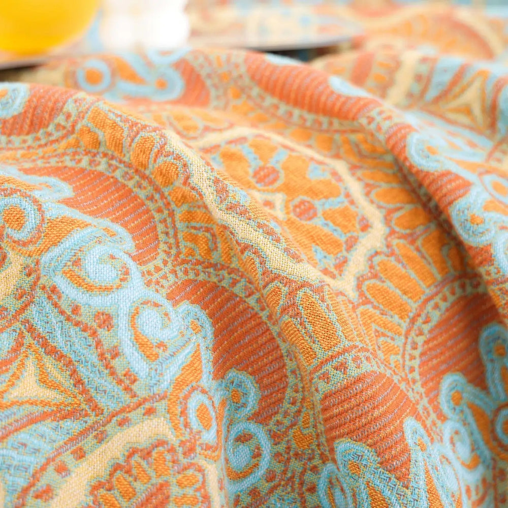 Wendbare Paisley Bohemian Baumwolldecke