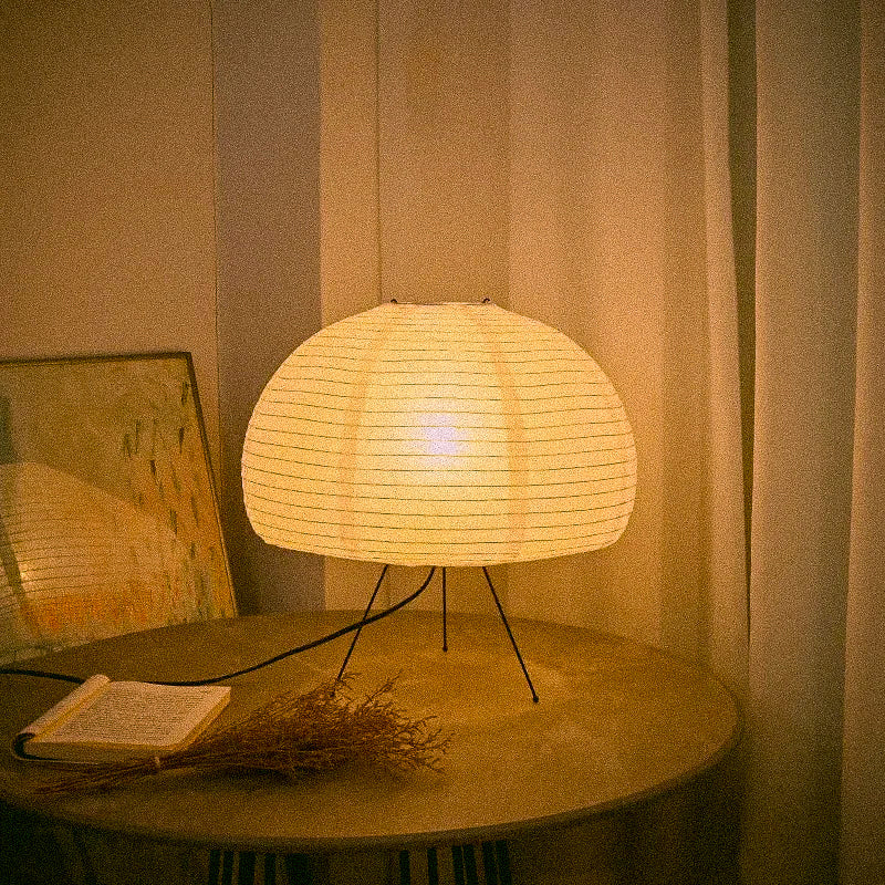 Nago Japanische Reispapier Tischlampe