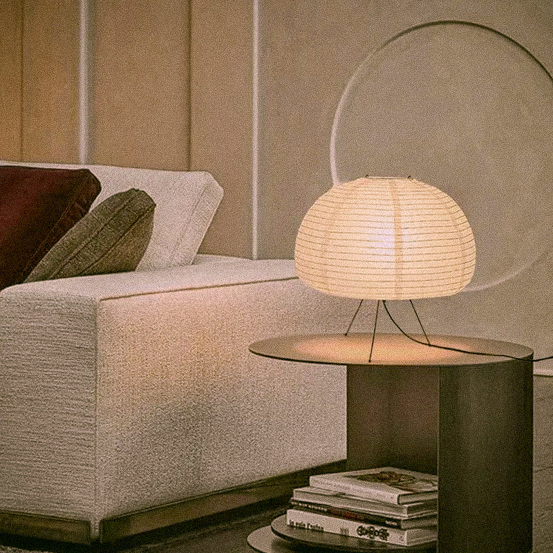 Nago Japanische Reispapier Tischlampe