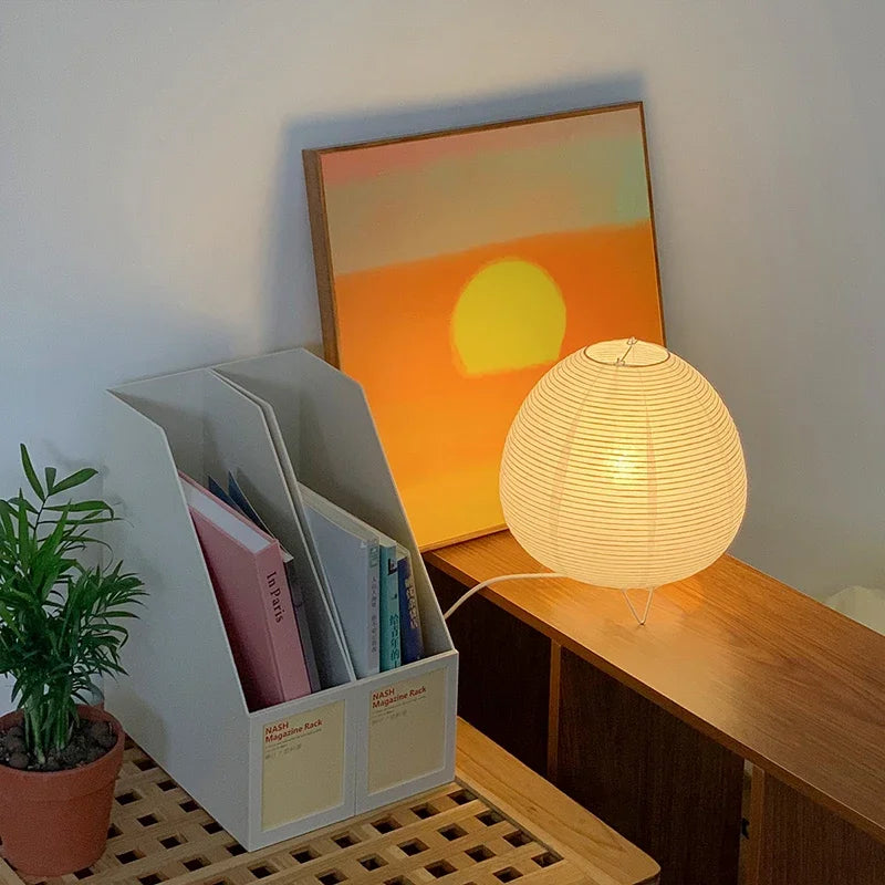 Nikko Reispapierlaterne LED Lampe