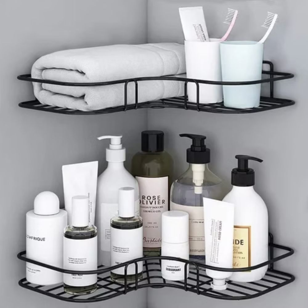 Badezimmer-Eckregal Duschablage