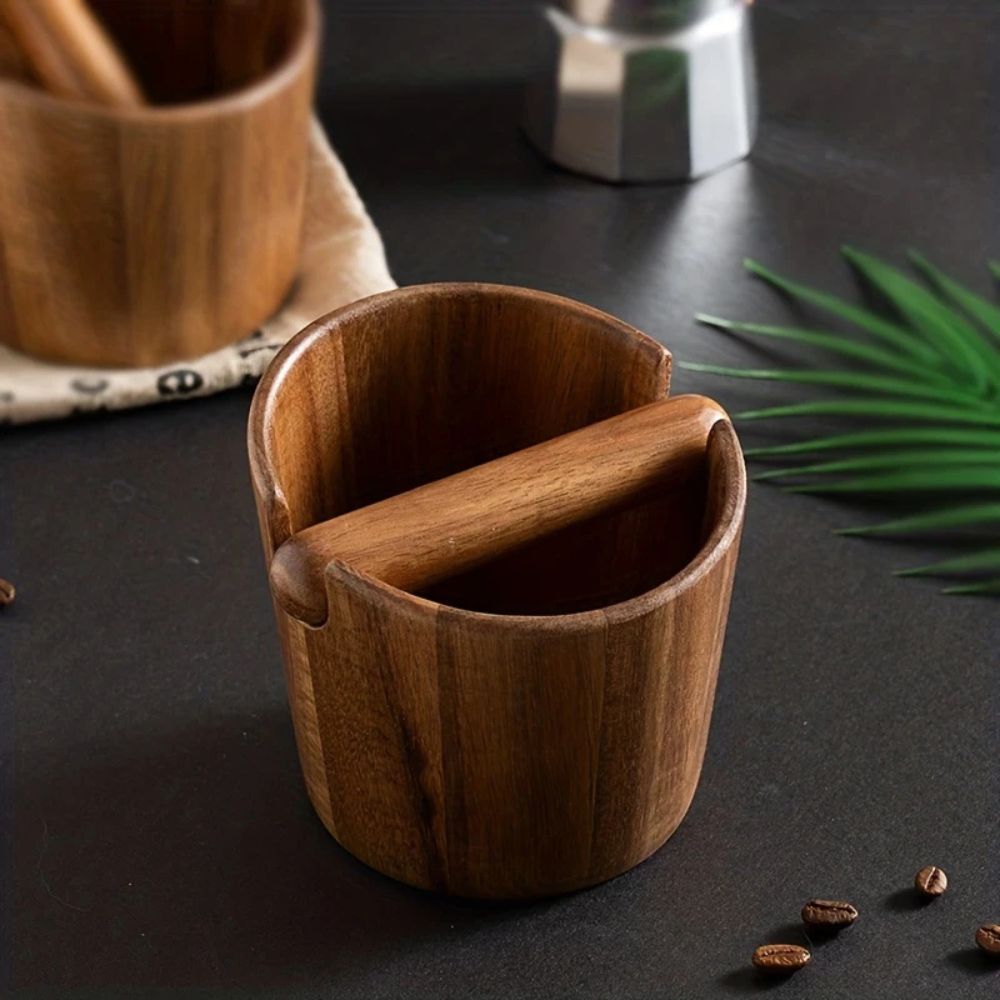 Kaffeeknockbox aus Massivholz