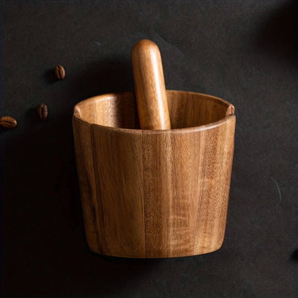 Kaffeeknockbox aus Massivholz