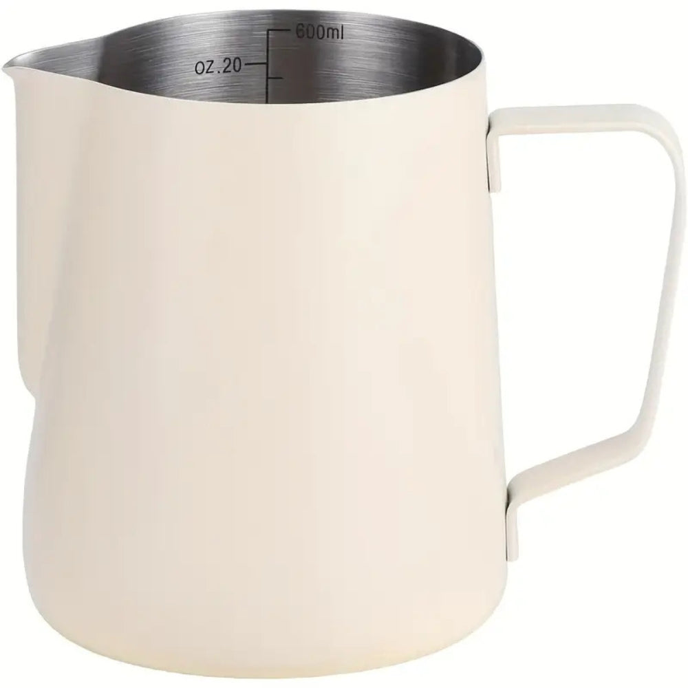 Edelstahl Milchaufschäumer Kanne
