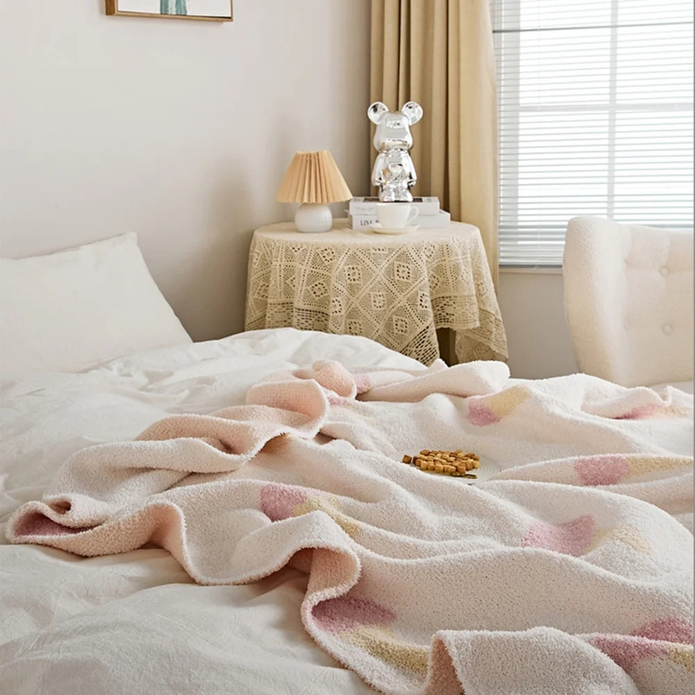 Sucrée Eiscreme Weiche Strickdecke