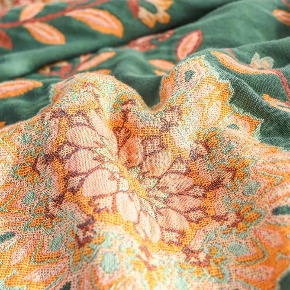 Sunfern Vintage Wendeblanket aus Baumwolle