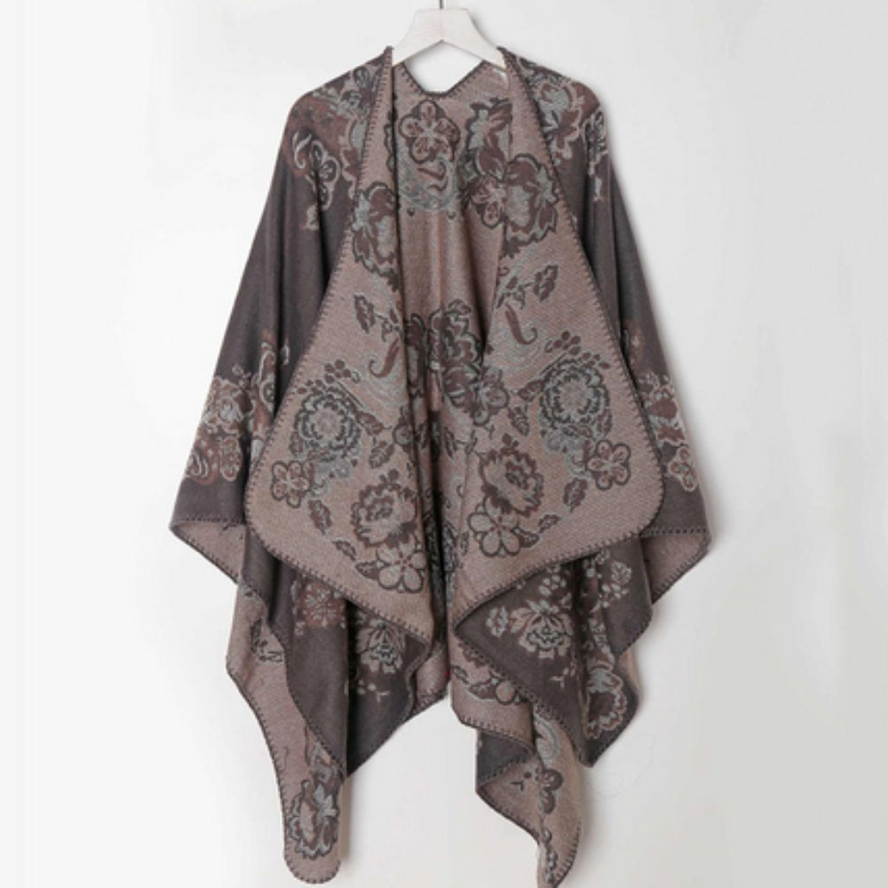 Velouria Vintage Acryl Poncho