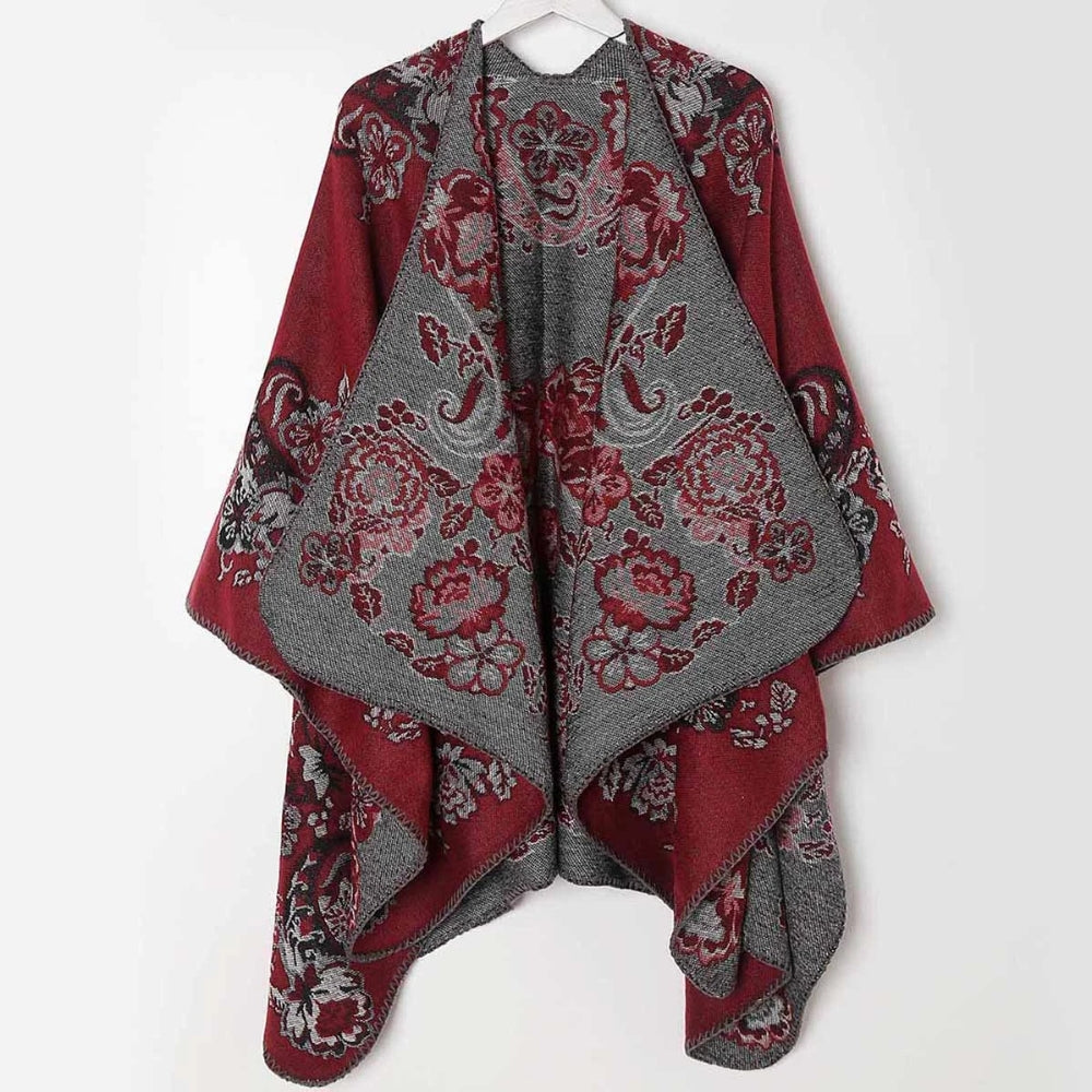 Velouria Vintage Acryl Poncho