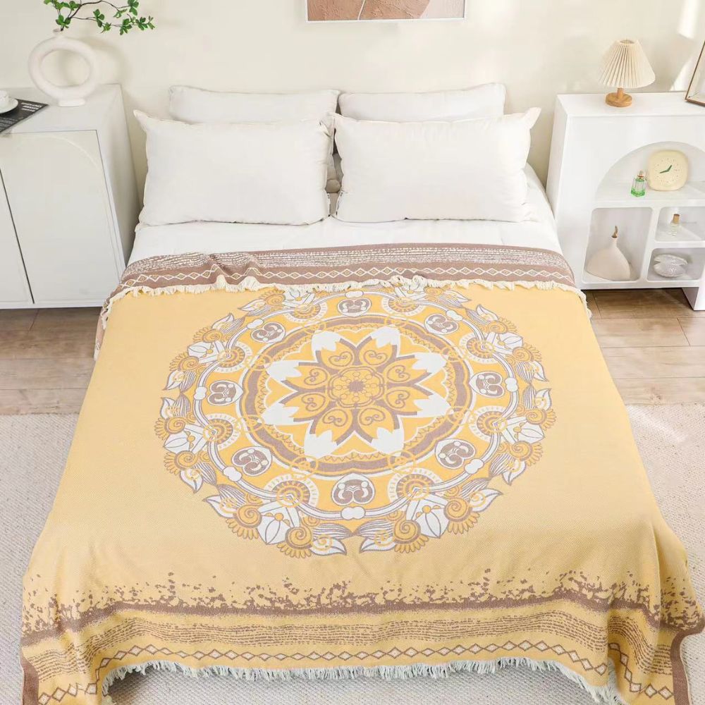 Wander Baumwolle Boho Mandala Decke