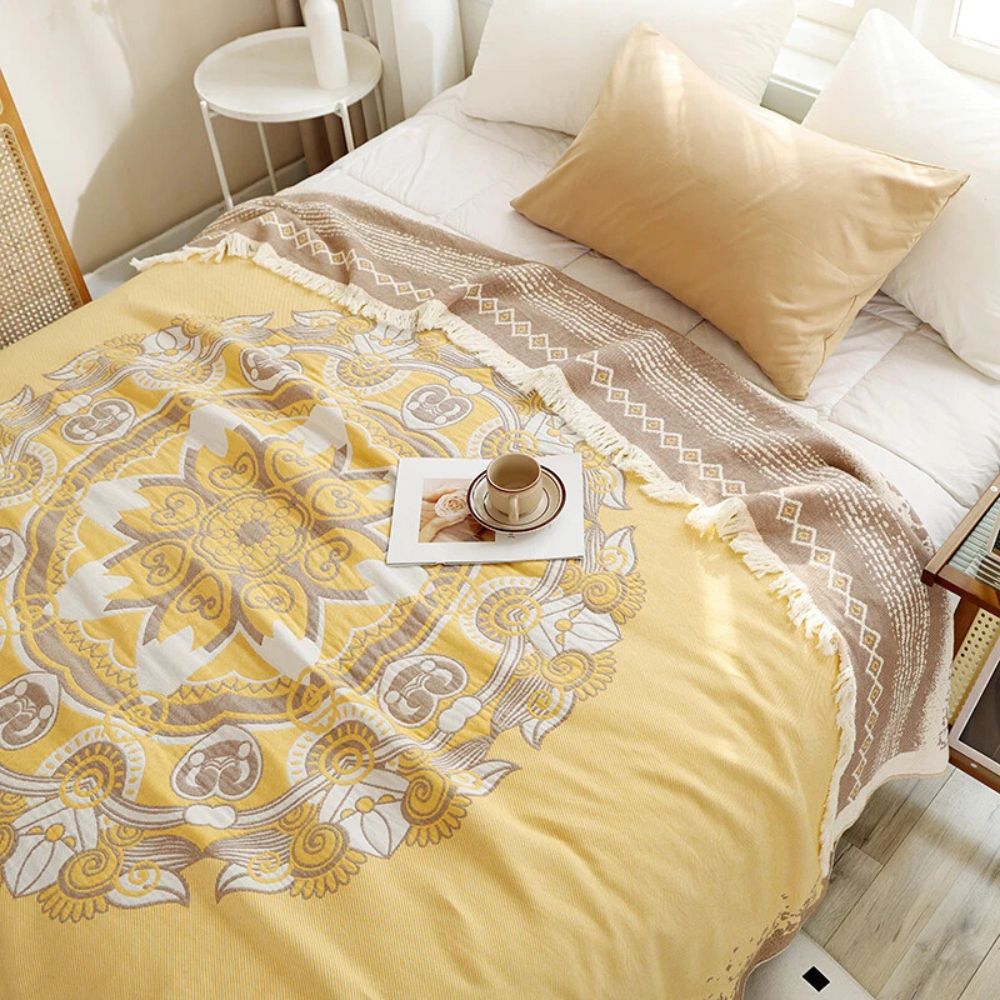 Wander Baumwolle Boho Mandala Decke