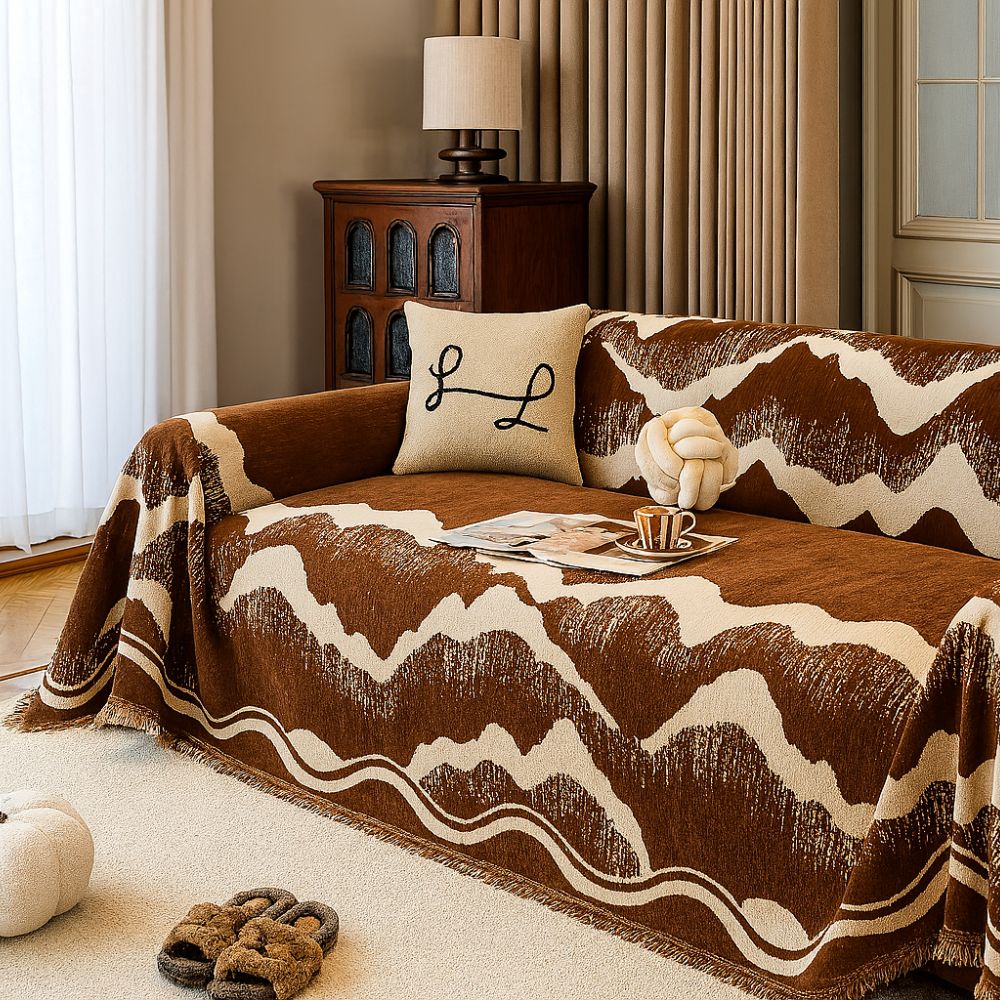 Wavescape Chenille Sofabezug