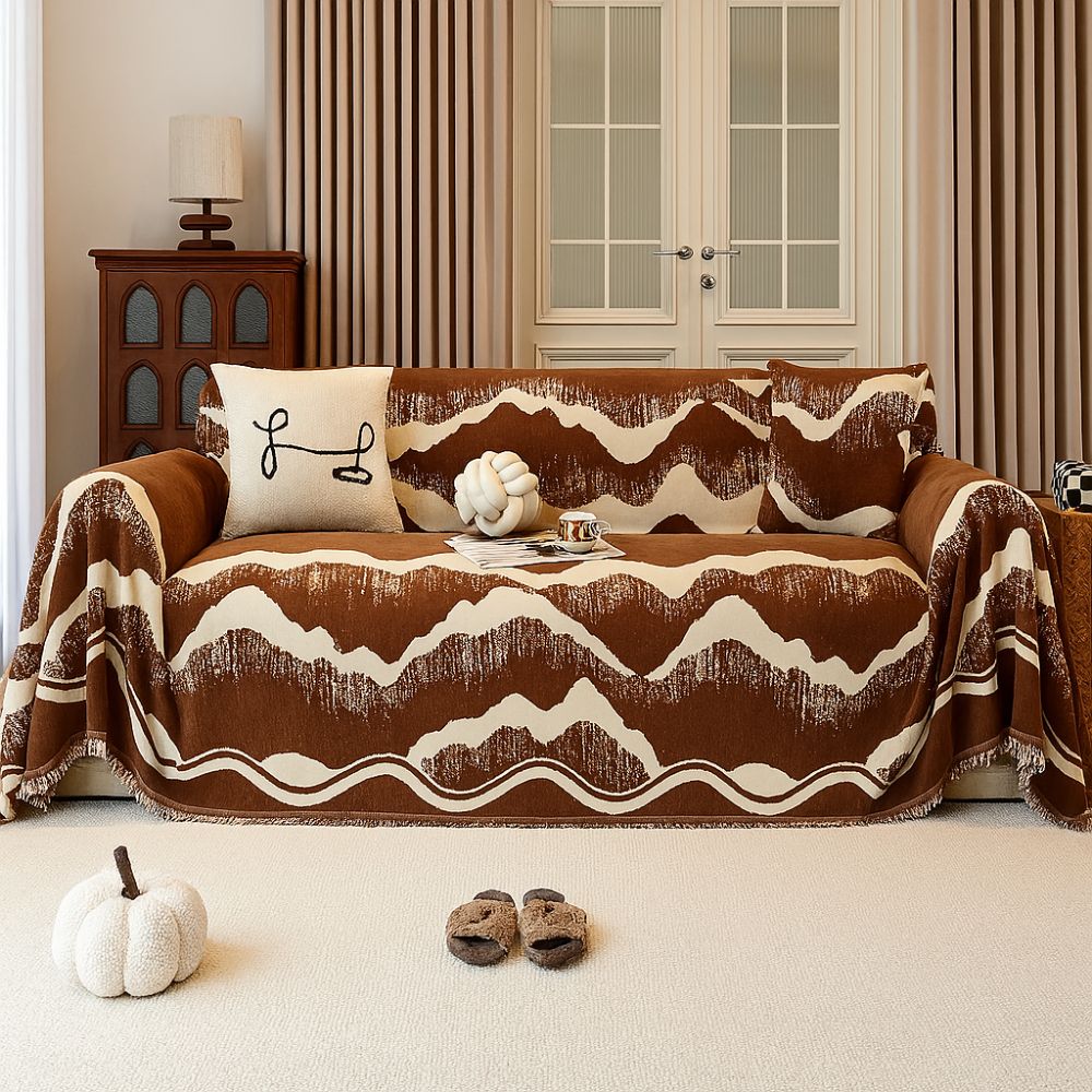 Wavescape Chenille Sofabezug