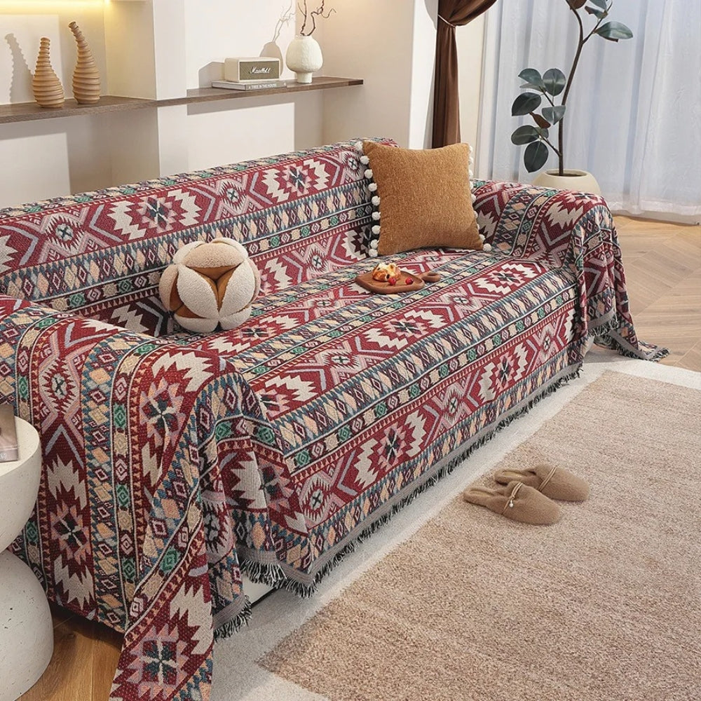Zarela Boho Chenille Sofabezug