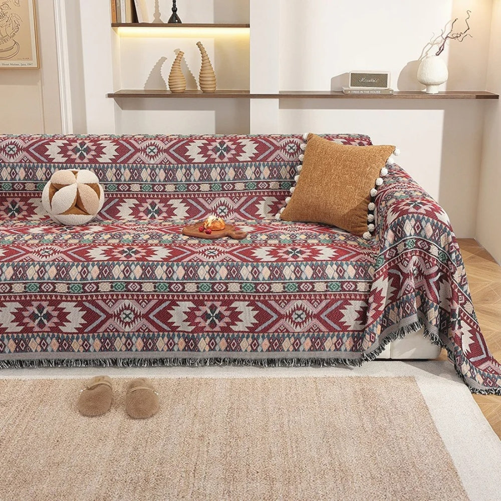 Zarela Boho Chenille Sofabezug