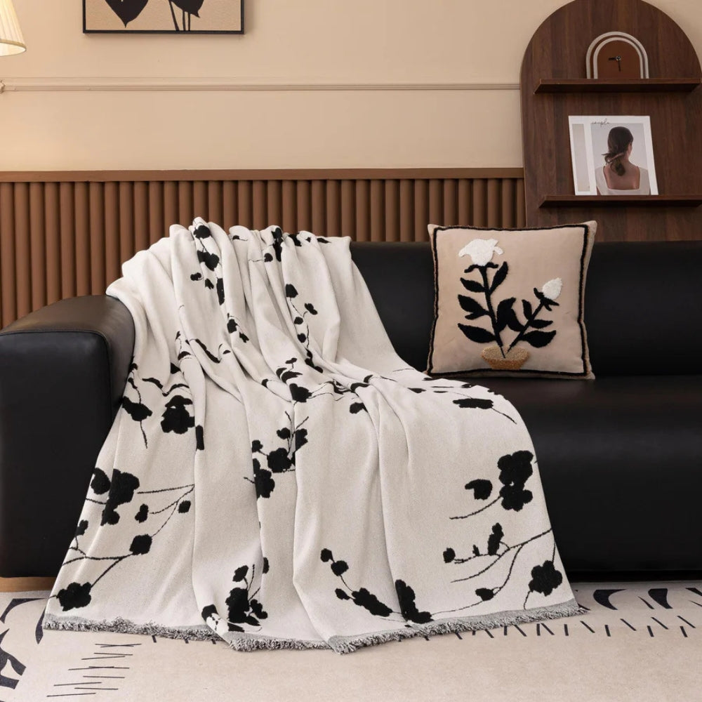Alora Elegante Retro Chenille Sofaüberwurf