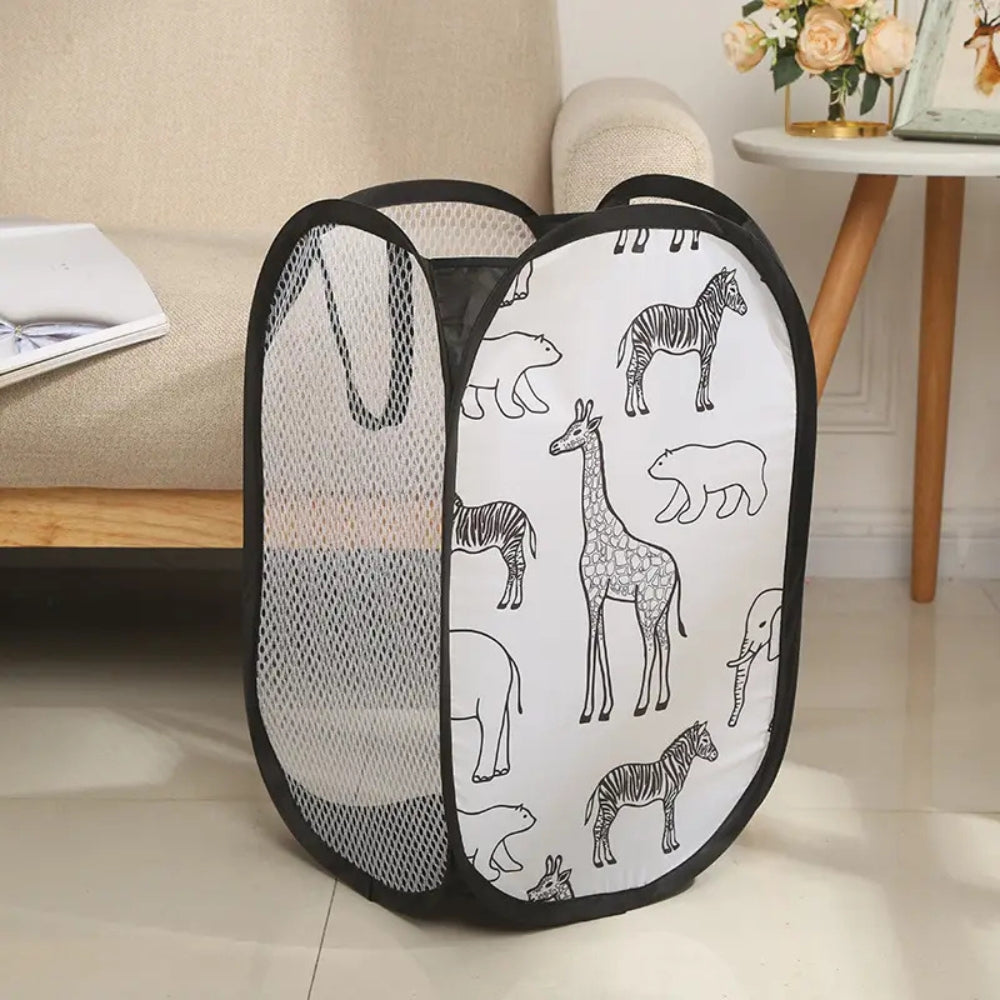Zoola Tiere Mesh Wäschekorb