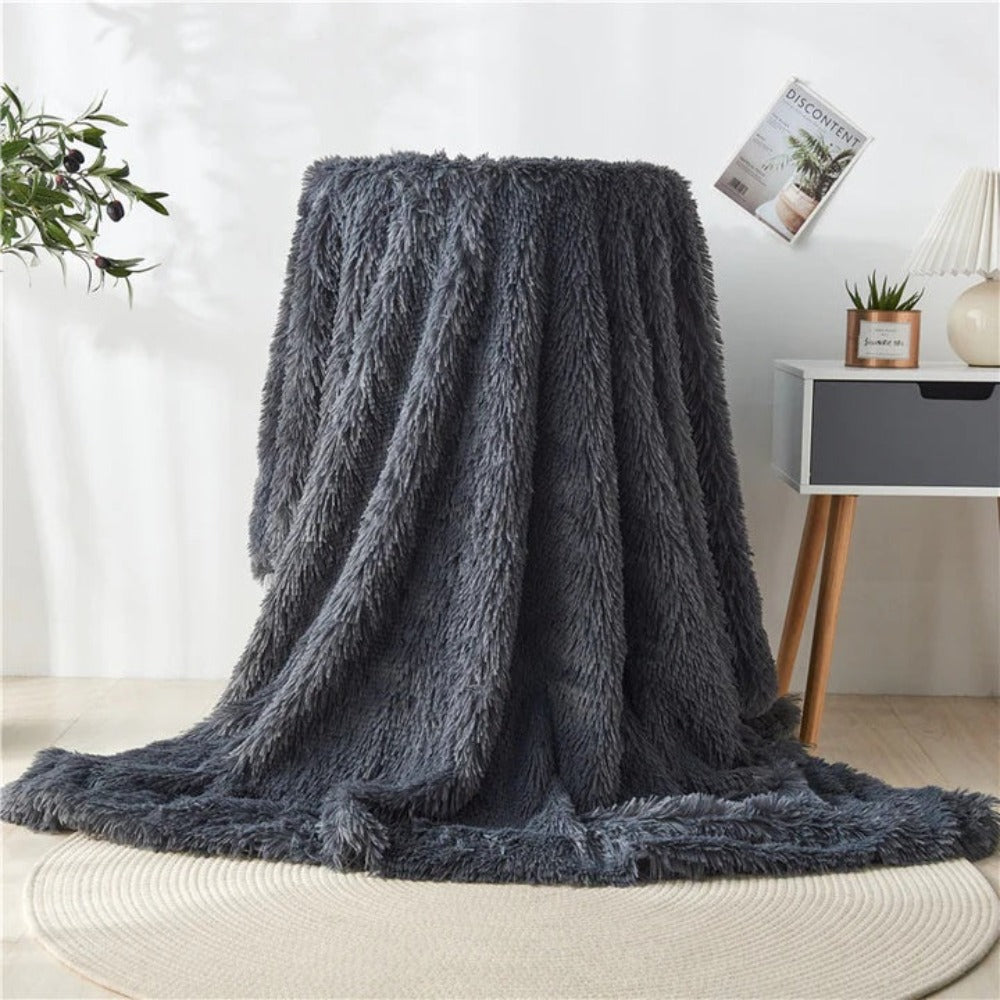 Fuzzy Kunstfell Decke