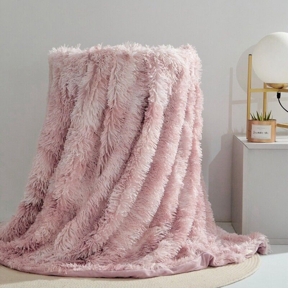 Fuzzy Kunstfell Decke