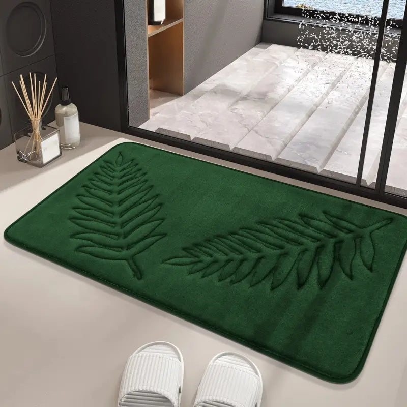 Lush Leaf Komfort-Badematten-Set - 2 Stück