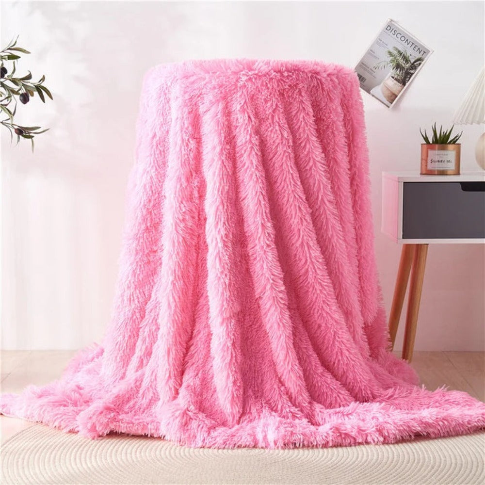 Fuzzy Kunstfell Decke