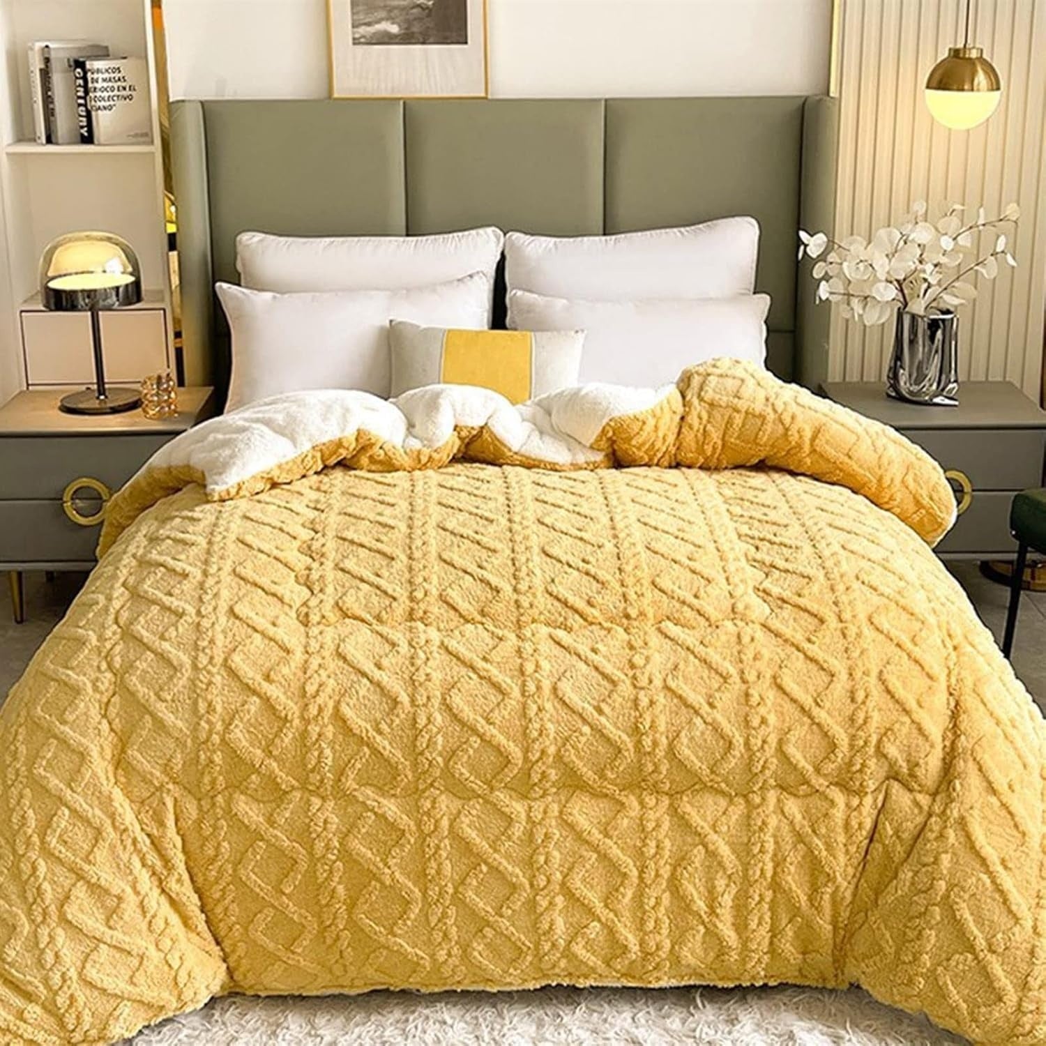 Dickes Snuggle Sherpa-Decke