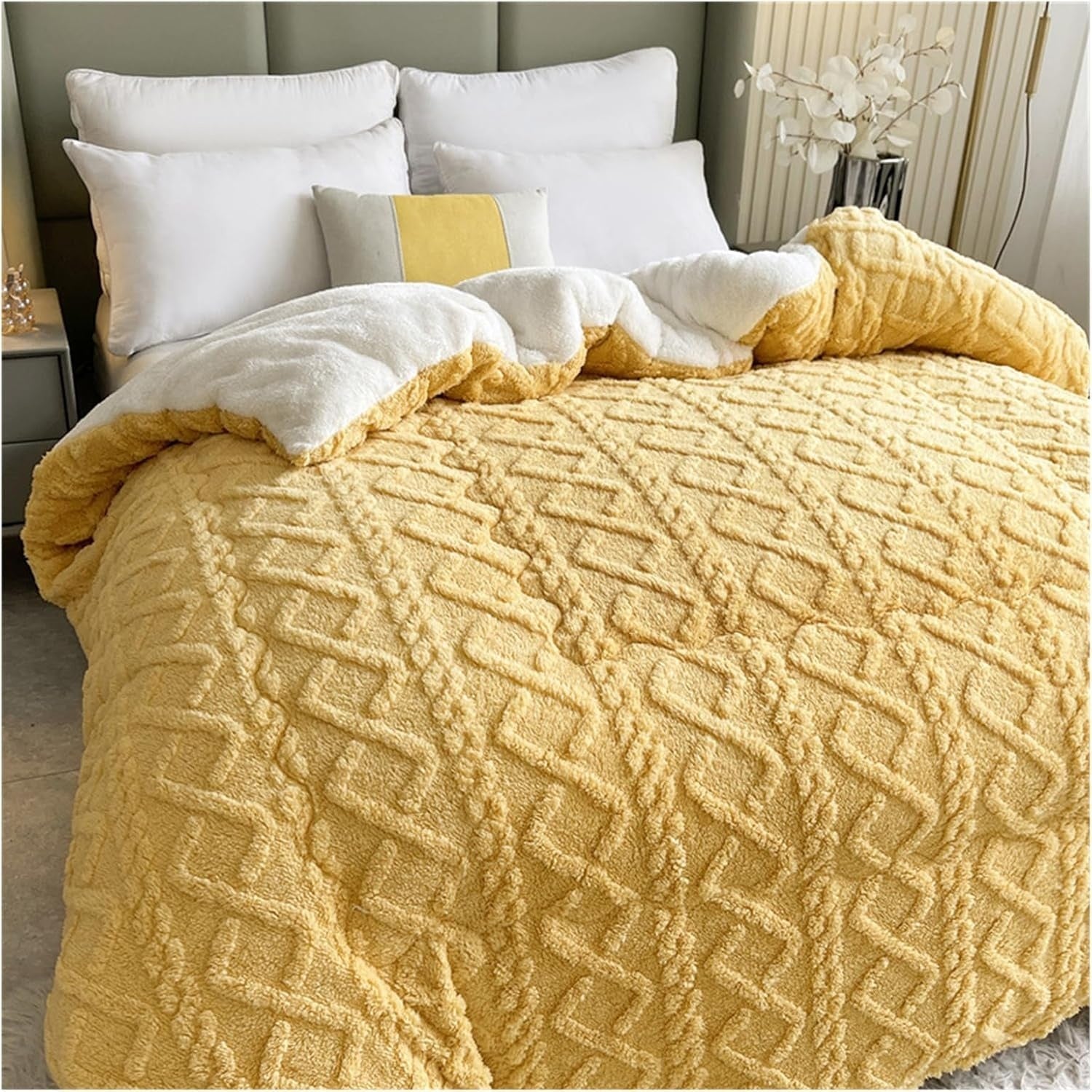 Dicke Snuggle Sherpa-Decke